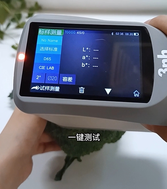 如何用色差儀測量西藍(lán)花的色差